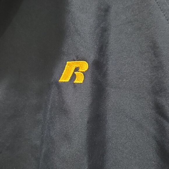 Russell Athletic Mens Navy/Gold Vintage Windbreaker, Size MEDIUM - Picture 3 of 8